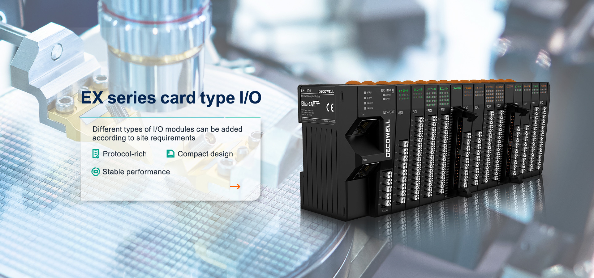 Ultra Slim Card Type I/O Modules & Expansion I/O Module Manufacturer
