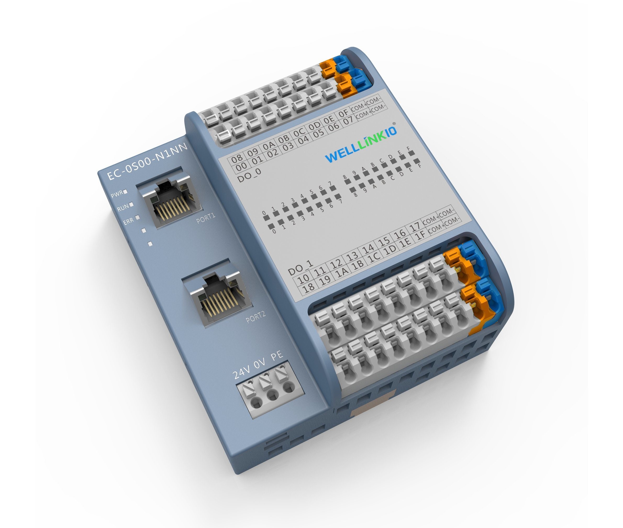Decowell Ethercat I/O Module for PLC IP20 Protection 32do PNP Digital ...